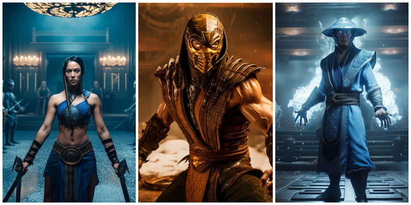 Mortal Kombat - sztuczna inteligencja tak widzi postacie w wersji aktorskiej. Klimatem biją film na głowę